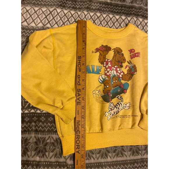 Vintage Youth ALF sweatshirt Alein Productions 1987 Sz 5/6 - Picture 5 of 7